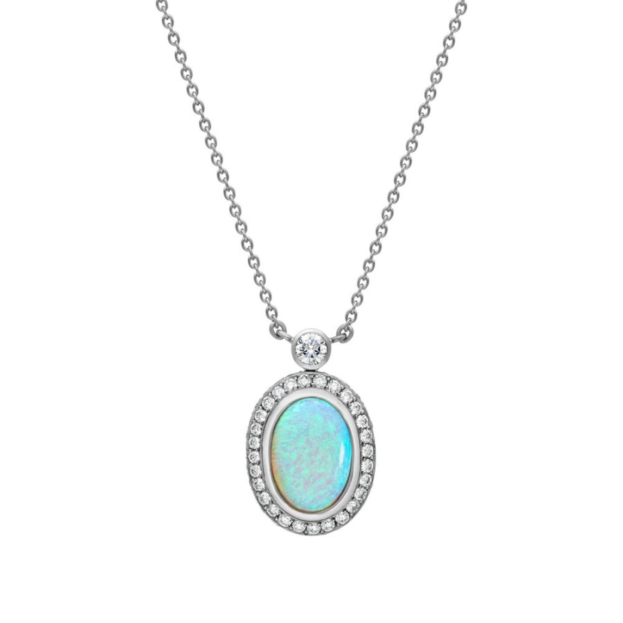 Jewellery Theo Fennell | Black Opal And Diamond Pendant