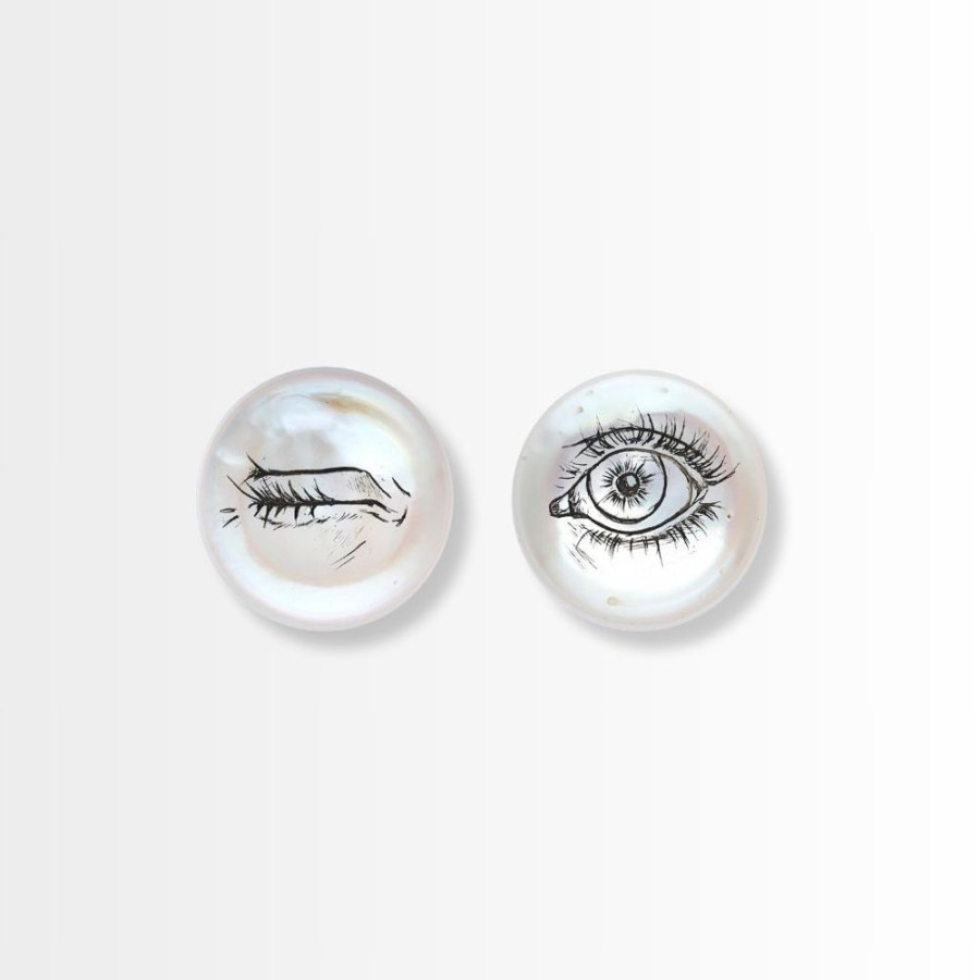 Jewellery Theo Fennell | Scrimshaw Coin Stud Earrings