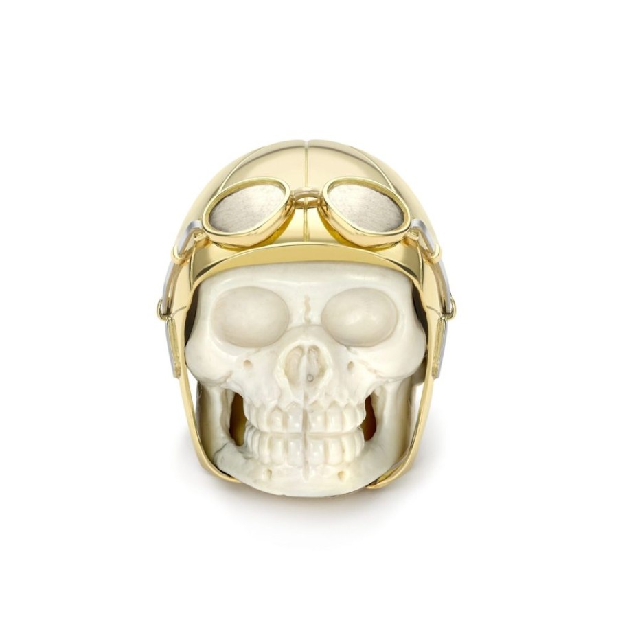 Jewellery Theo Fennell | Mammoth Bone Bessie Coleman Skull Ring