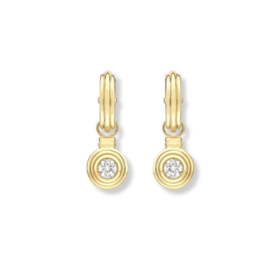 Jewellery Theo Fennell | Diamond Hoop Ripple Earrings