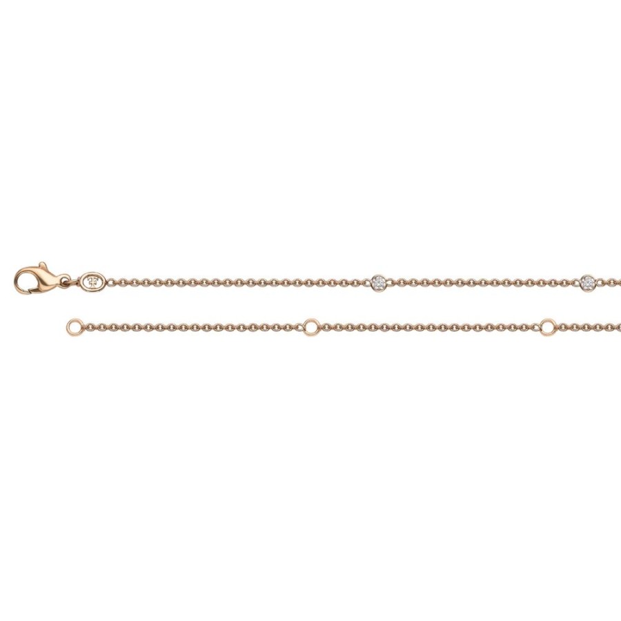 Jewellery Theo Fennell | Rose Gold Diamond Set Chain