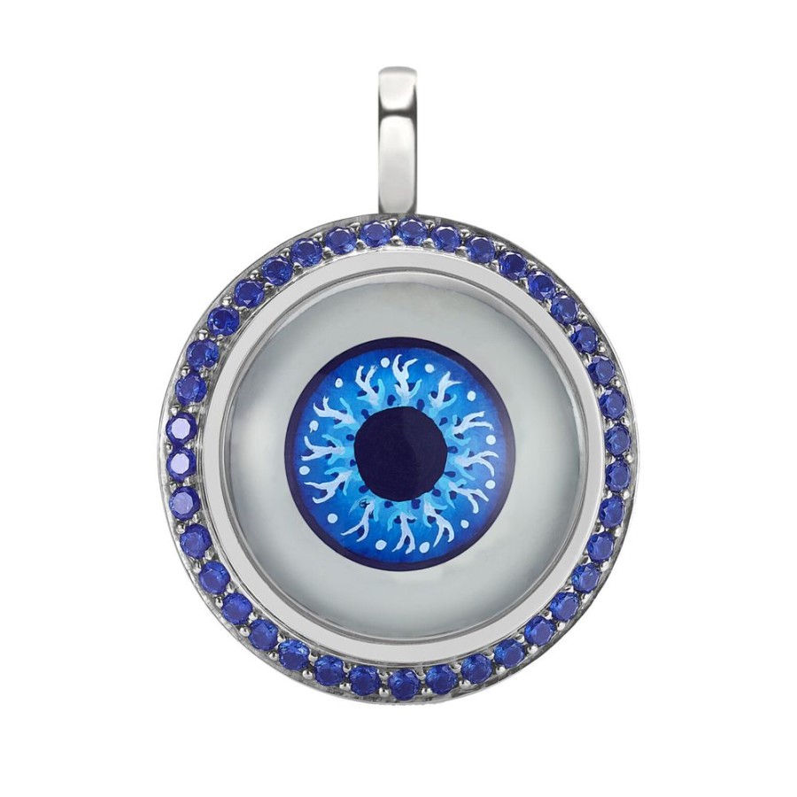 Jewellery Theo Fennell | Essex Crystal & Sapphire Evil Eye Pendant