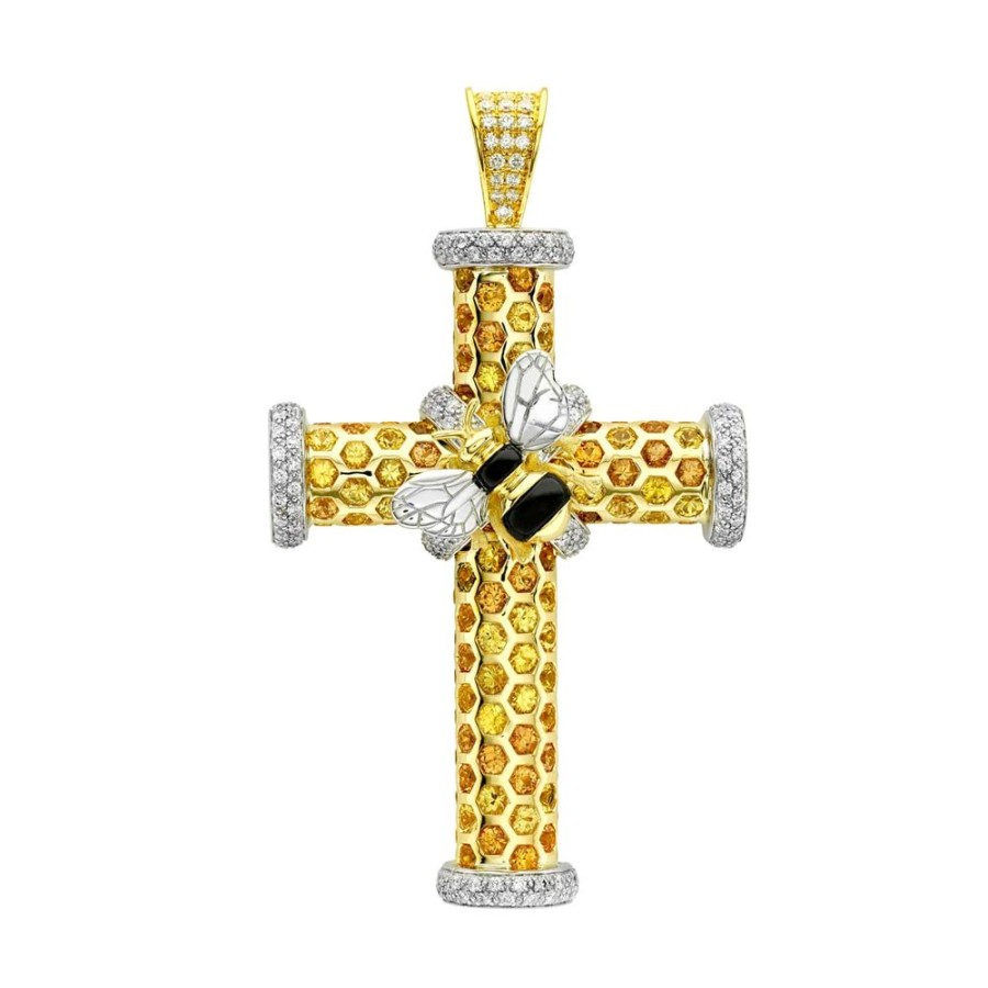 Jewellery Theo Fennell | Queen Bee Ltd Edition Cross Pendant