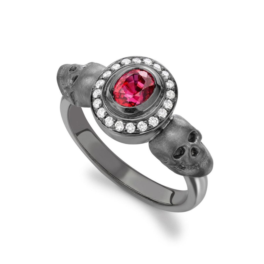 Jewellery Theo Fennell | Ruby Skull Ring