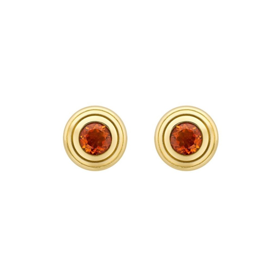 Jewellery Theo Fennell | Citrine Stud Ripple Earrings