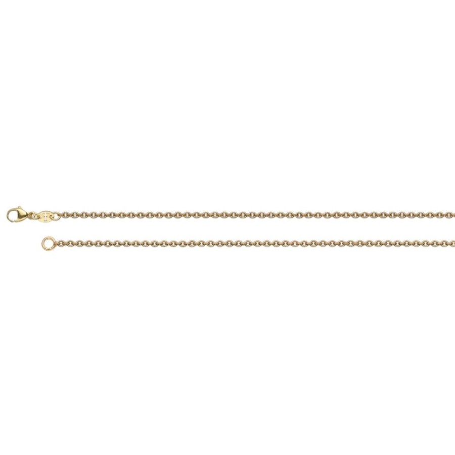 Jewellery Theo Fennell | Yellow Gold Small Oval Belcher 18 Chain