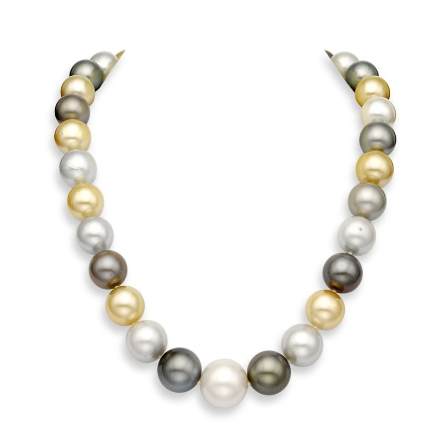 Jewellery Theo Fennell | Tahitian, White & Golden South Sea Pearl Necklace