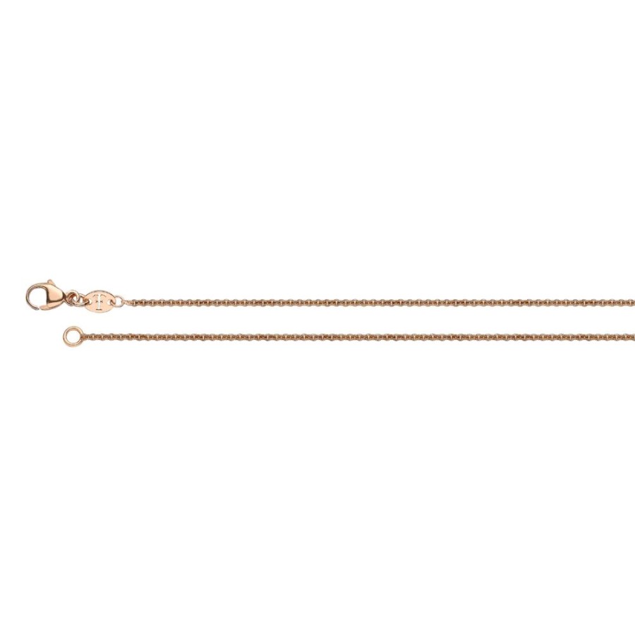 Jewellery Theo Fennell | Rose Gold Mini Oval Belcher 16 Chain