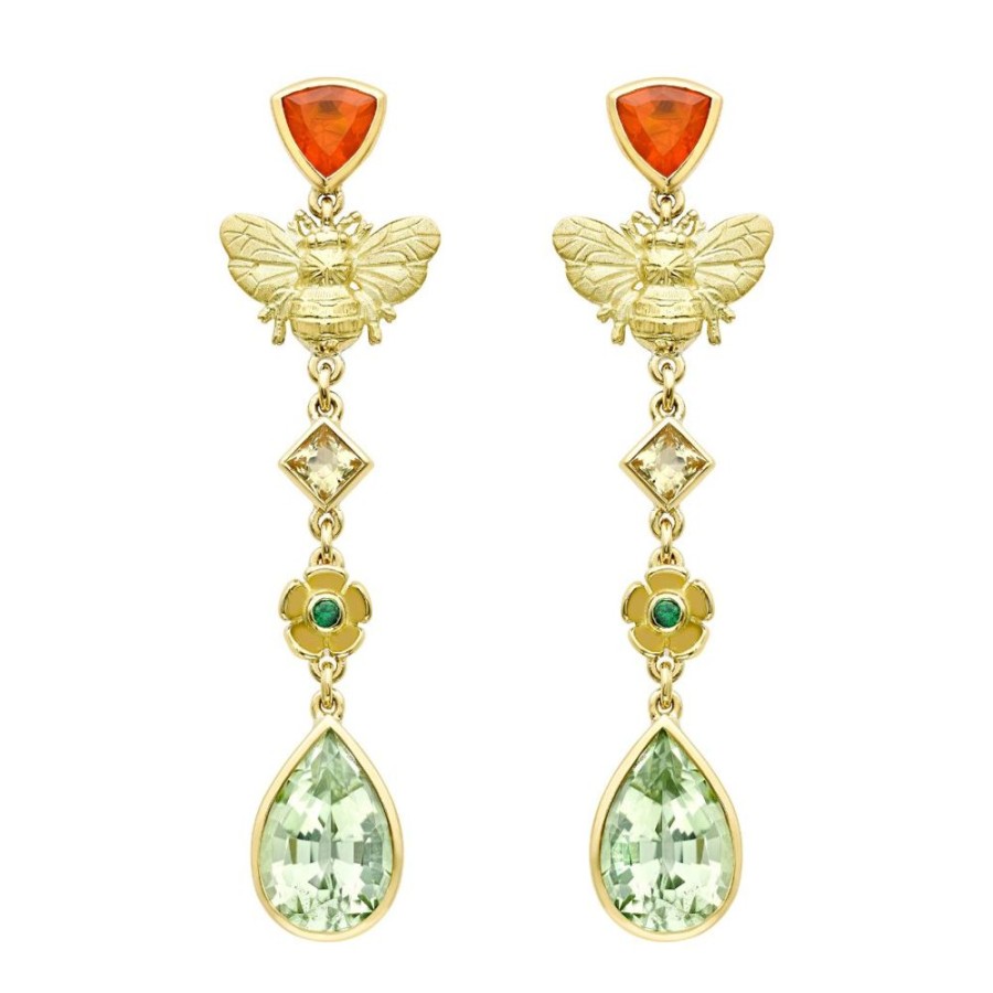 Jewellery Theo Fennell | Bee Drop Fable Earrings