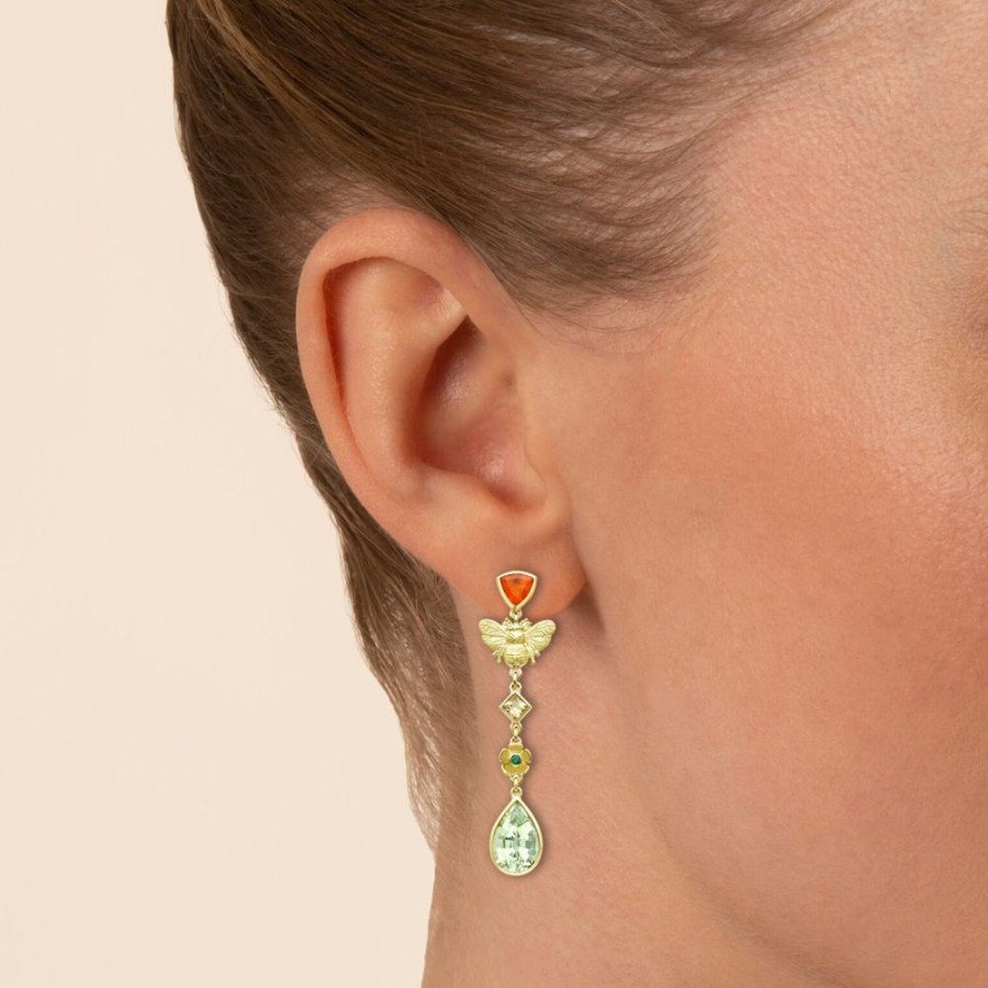 Jewellery Theo Fennell | Bee Drop Fable Earrings