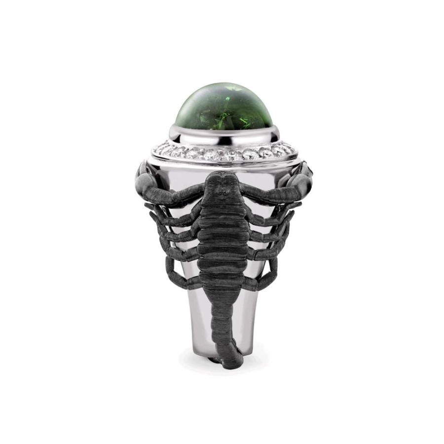 Jewellery Theo Fennell | Tourmaline Scorpion Ring