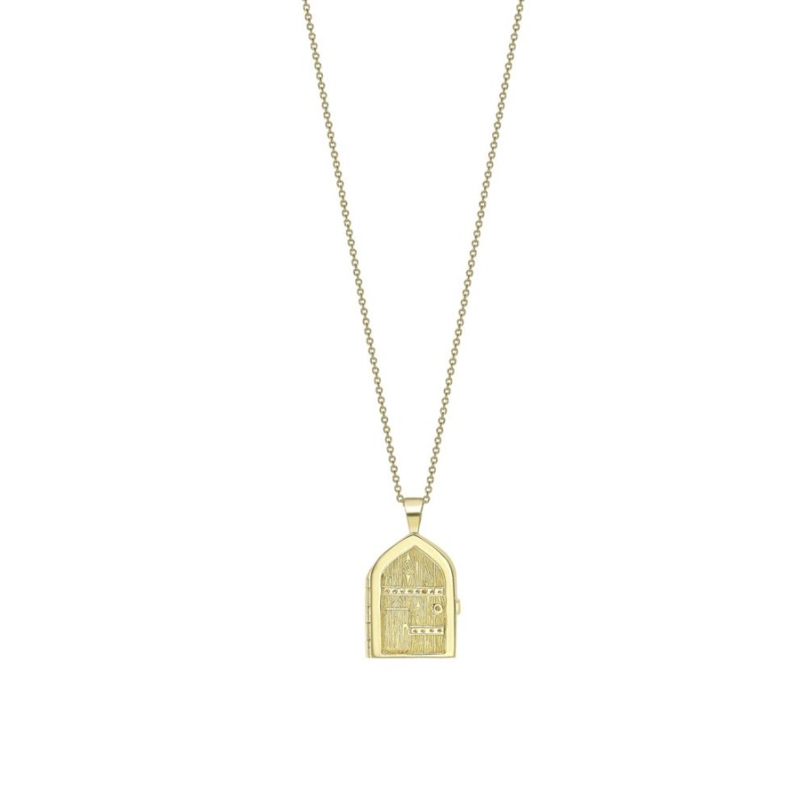 Jewellery Theo Fennell | Yellow Gold Small Fort Opening Locket