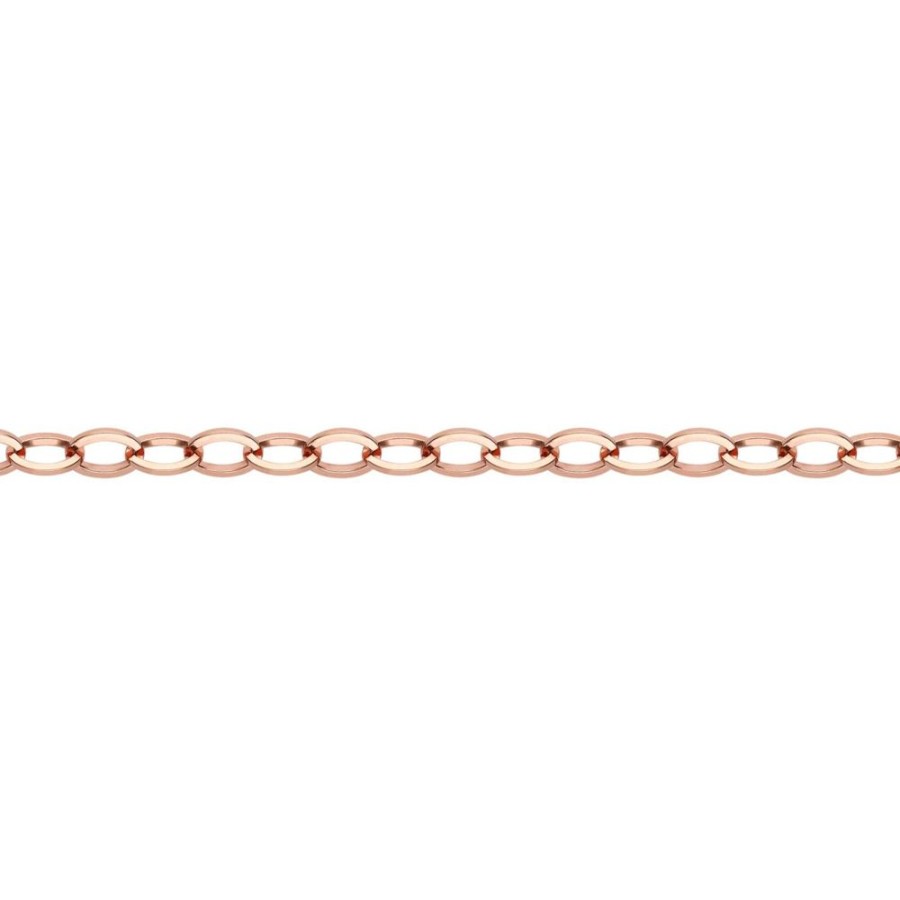 Jewellery Theo Fennell | Rose Gold Outline Small Link Charm Bracelet