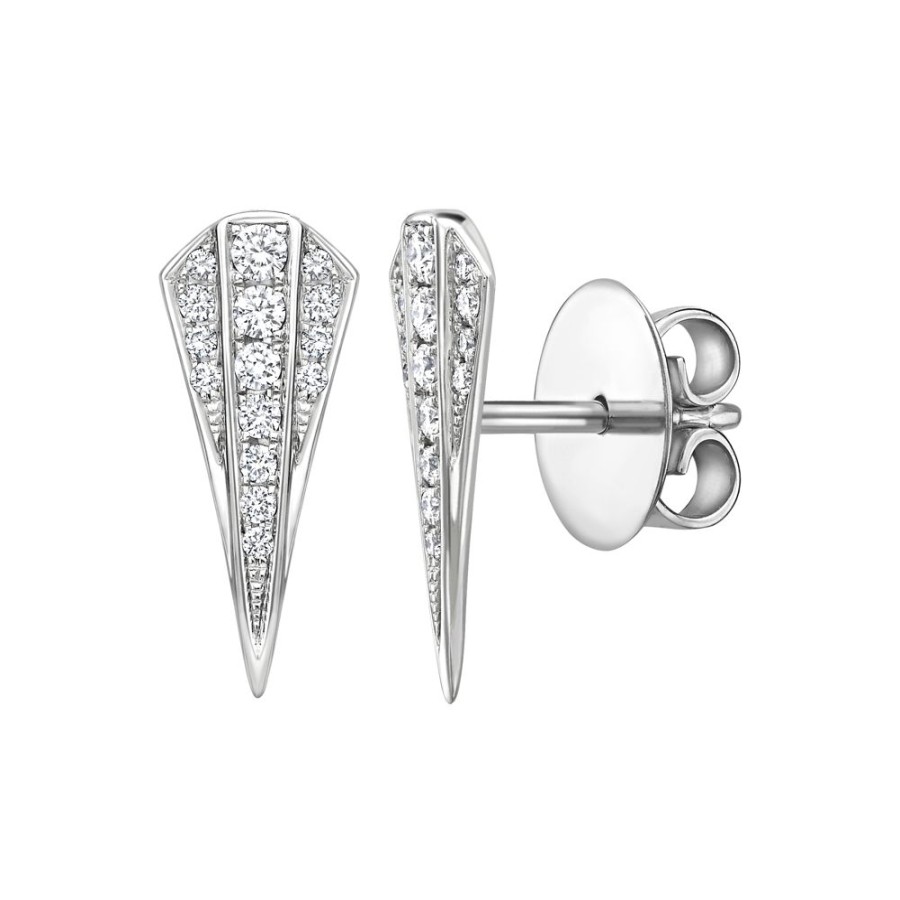 Jewellery Theo Fennell | Quiver Diamond Pave Stud Earrings