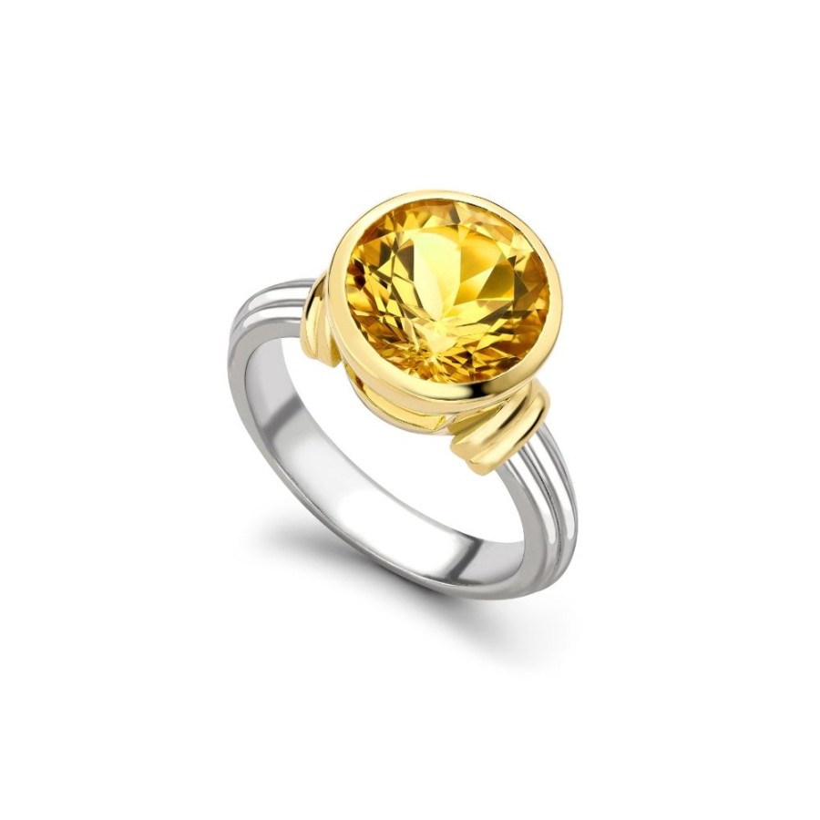 Jewellery Theo Fennell | Golden Beryl Rail Ring