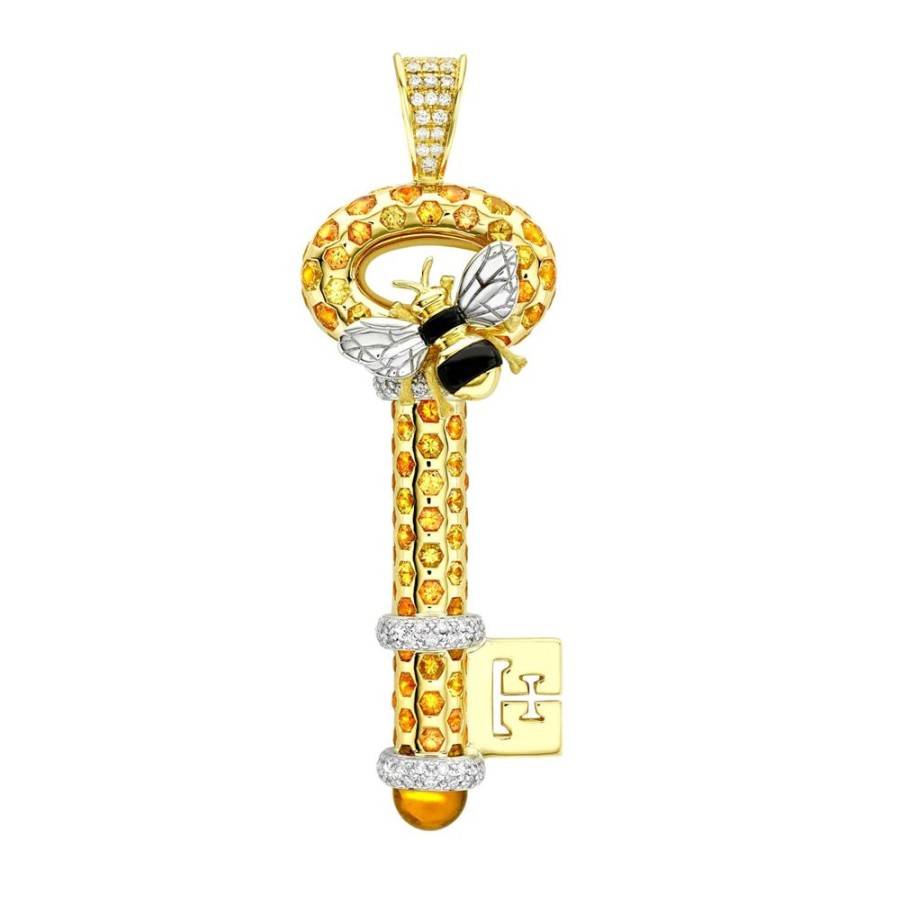 Jewellery Theo Fennell | Queen Bee Ltd Edition Key Pendant