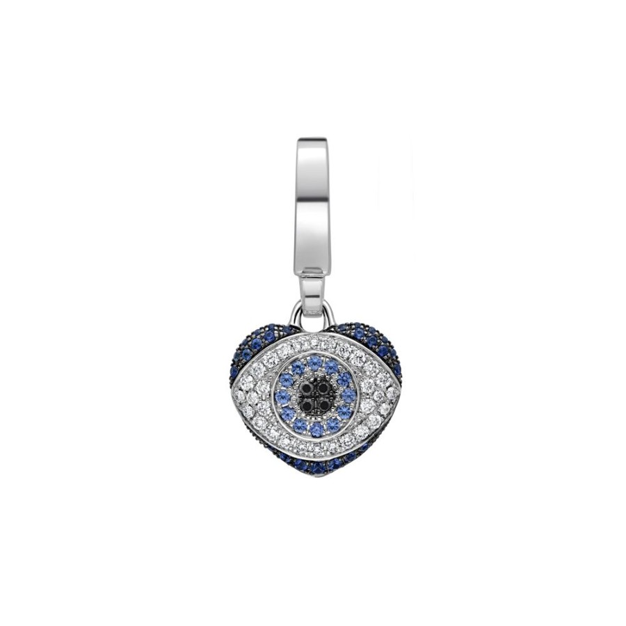 Jewellery Theo Fennell | Sapphire & Diamond Evil Eye 'Art Charm