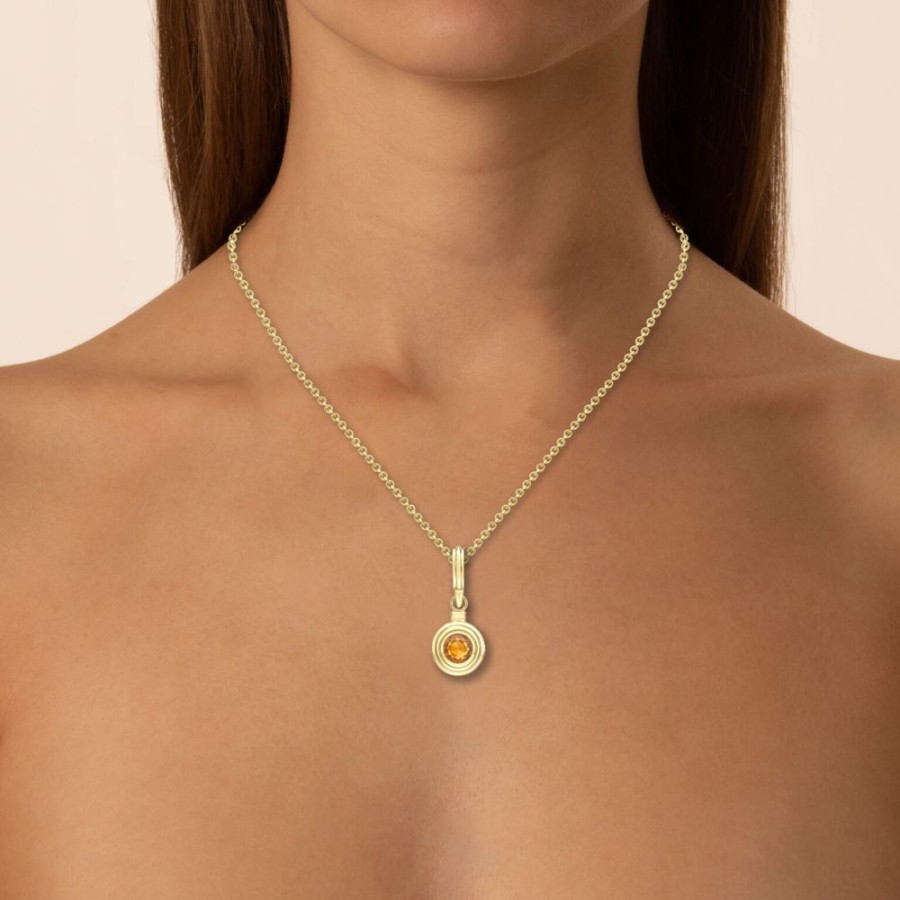 Jewellery Theo Fennell | Yellow Citrine Ripple Pendant