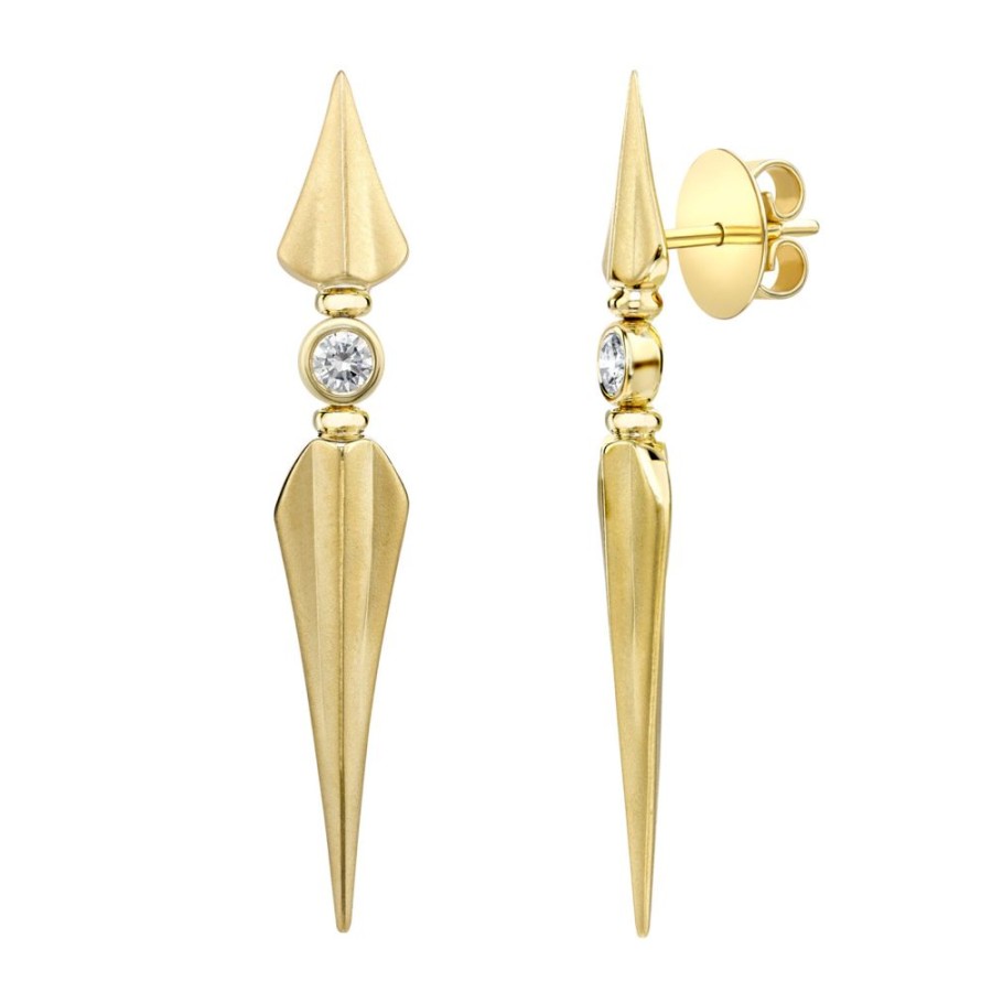 Jewellery Theo Fennell | Quiver Diamond Drop Earrings