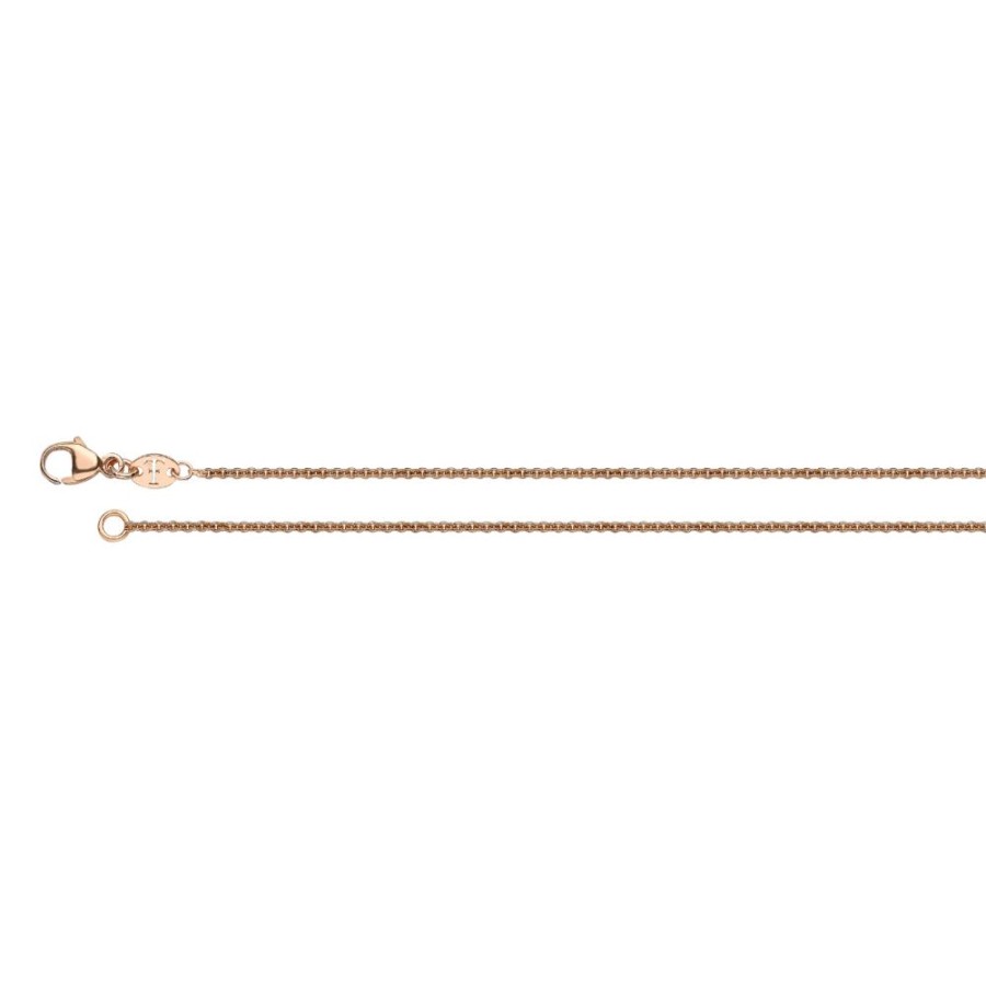 Jewellery Theo Fennell | Rose Gold Mini Oval Belcher 20 Chain