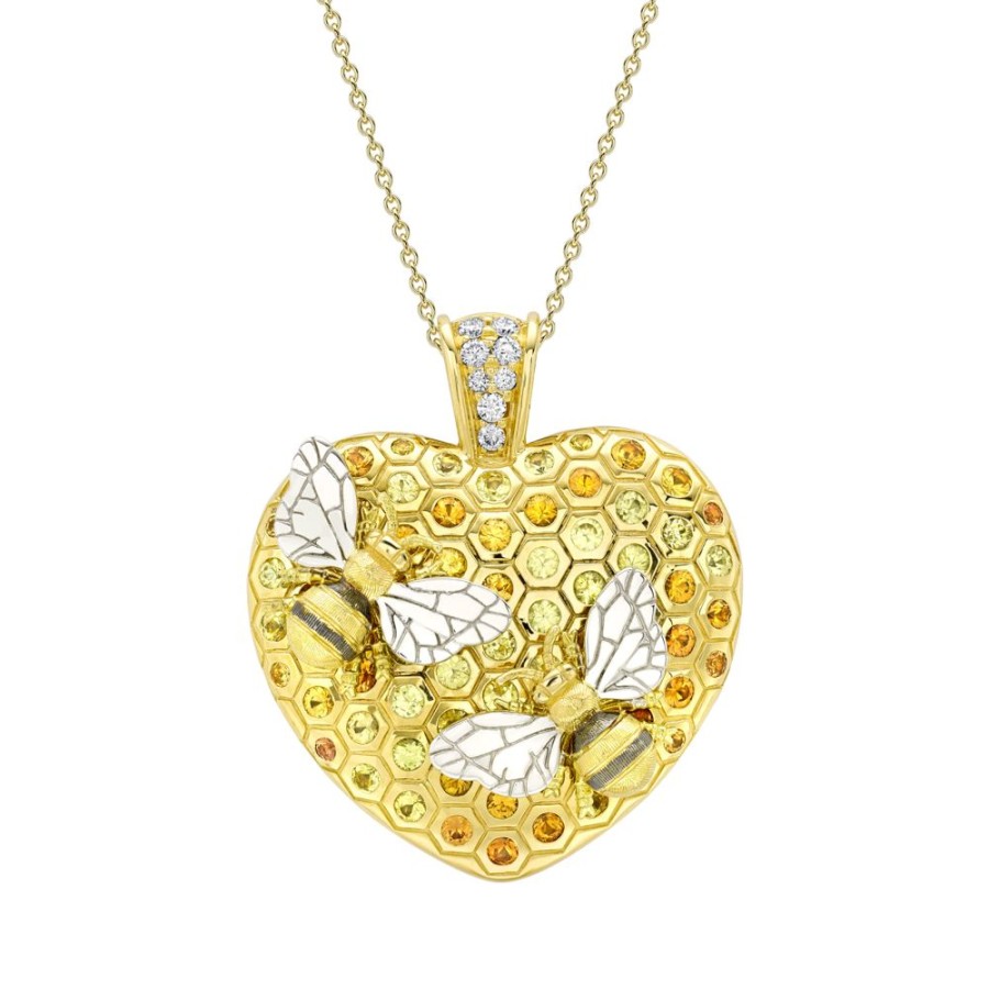 Jewellery Theo Fennell | Medium Queen Bee 'Art Pendant & Chain