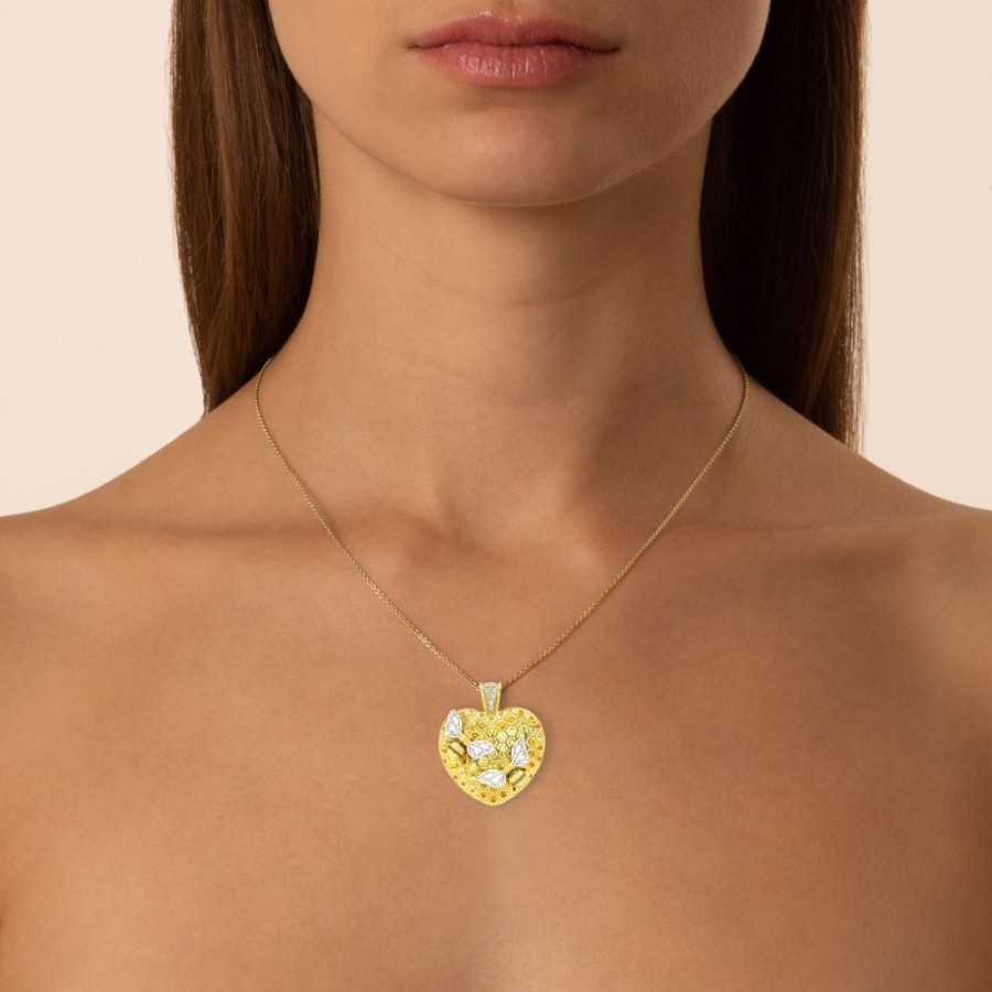 Jewellery Theo Fennell | Medium Queen Bee 'Art Pendant & Chain