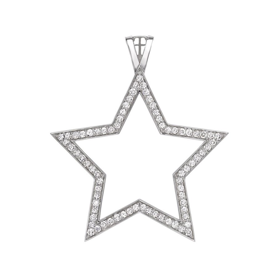 Jewellery Theo Fennell | Medium Star Outline Pendant