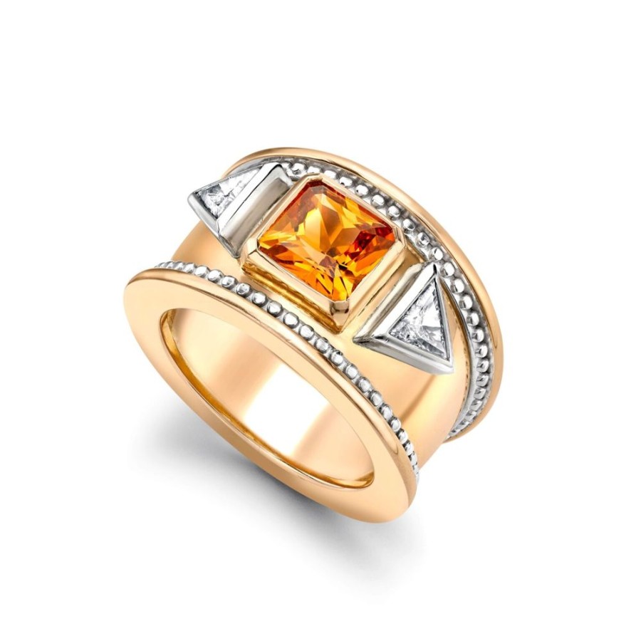 Jewellery Theo Fennell | Mandarin Garnet Bombe Ring