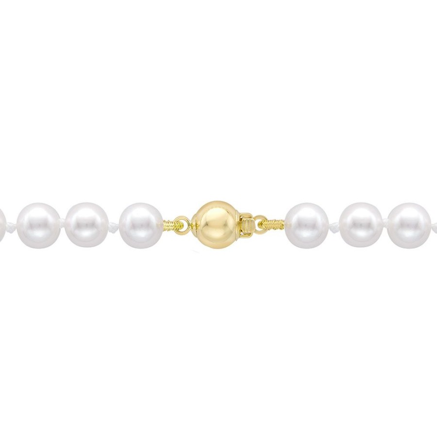 Jewellery Theo Fennell | 5-5.5Mm Cultured Pearl Necklace 18 With Yellow Gold Clasp