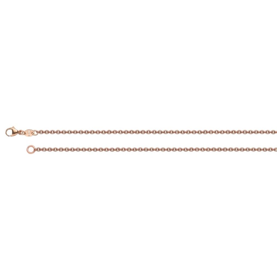 Jewellery Theo Fennell | Rose Gold Small Oval Belcher 18 Chain