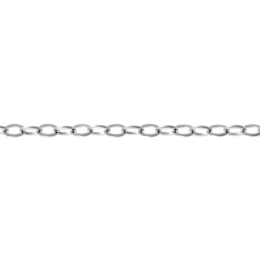 Jewellery Theo Fennell | White Gold Outline Small Link Charm Bracelet