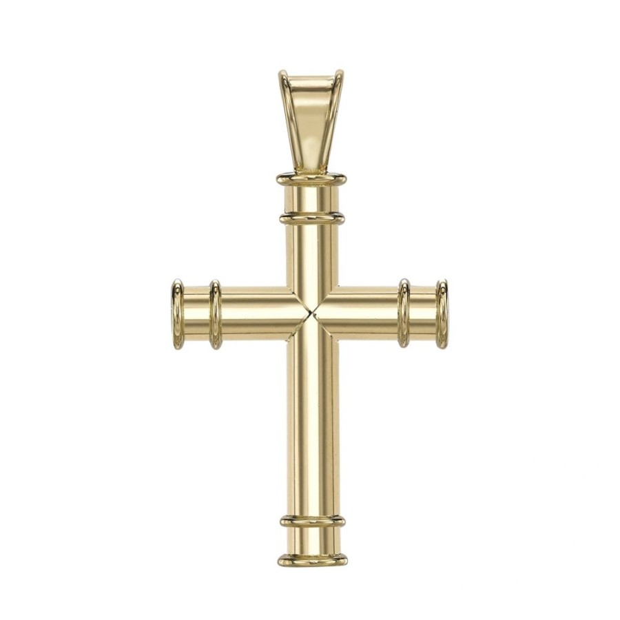 Jewellery Theo Fennell | Yellow Gold Medium Tod Cross