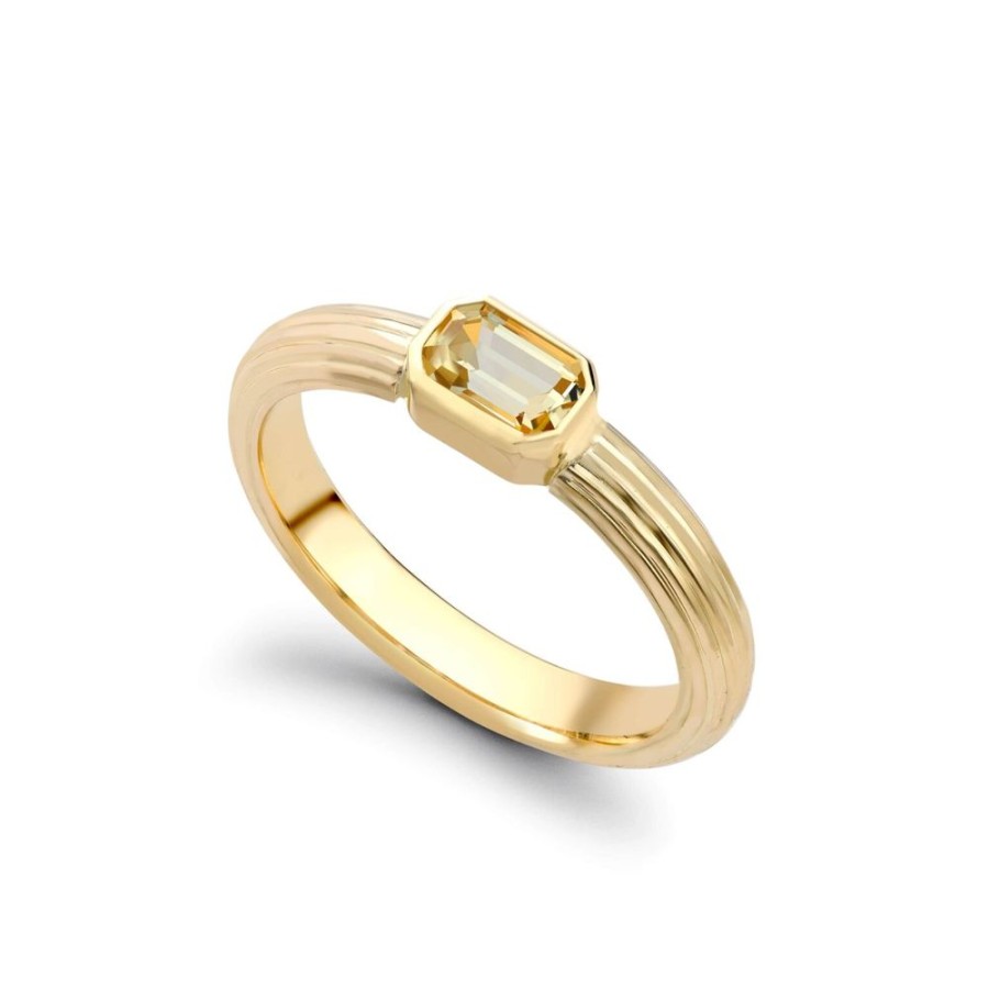 Jewellery Theo Fennell | Yellow Sapphire Precious Few Ring