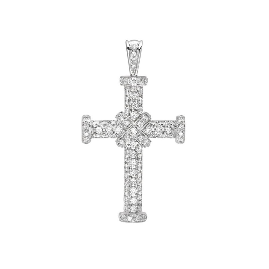 Jewellery Theo Fennell | Baby Diamond Cross Pendant