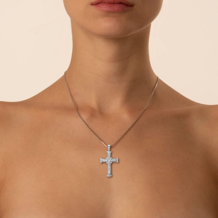 Jewellery Theo Fennell | Baby Diamond Cross Pendant