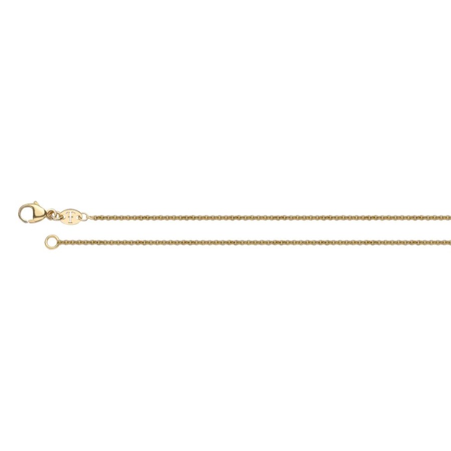 Jewellery Theo Fennell | Yellow Gold Mini Oval Belcher 18 Chain