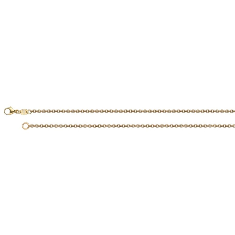 Jewellery Theo Fennell | Yellow Gold Small Oval Belcher 20 Chain