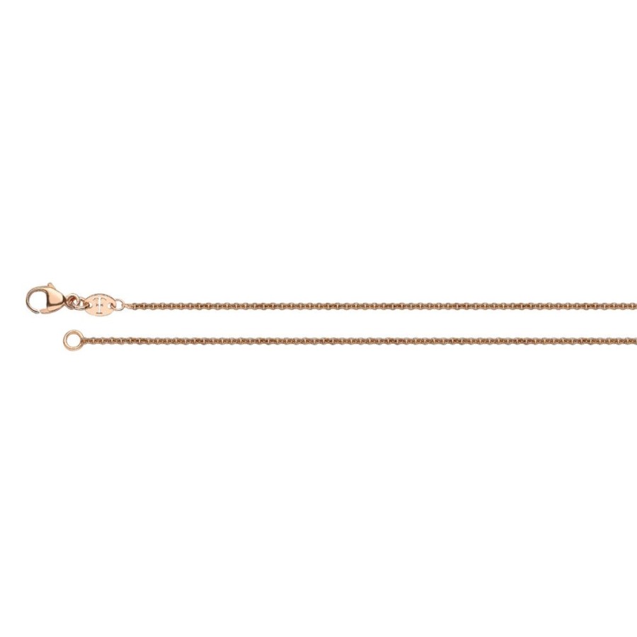 Jewellery Theo Fennell | Rose Gold Mini Oval Belcher 18 Chain