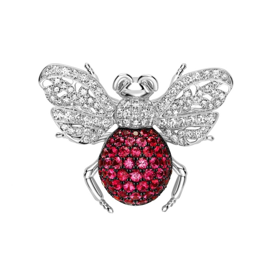 Jewellery Theo Fennell | Ruby Medium Bee Brooch