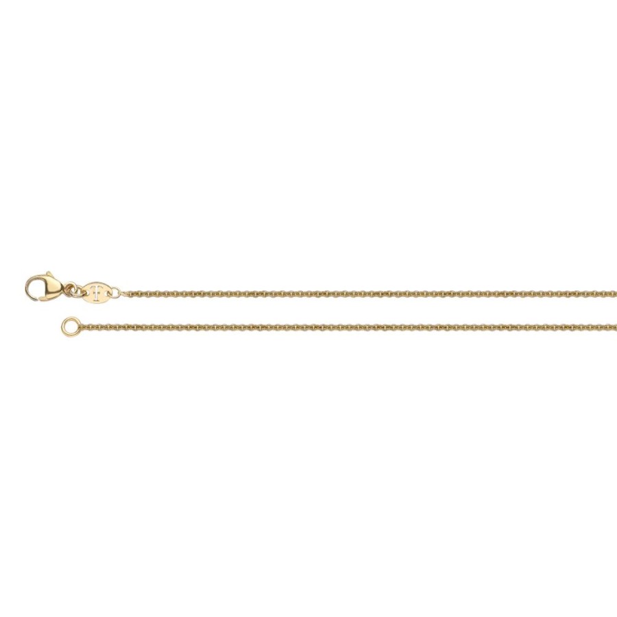 Jewellery Theo Fennell | Yellow Gold Mini Oval Belcher 20 Chain